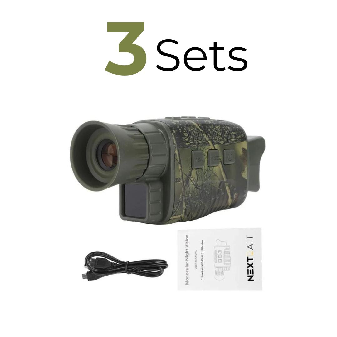 Seize the advantage in the wild with the best monocular for hunting, available in 3 sets, featuring a rugged camouflage design, digital night vision, and a user-friendly interface for superior field performance.