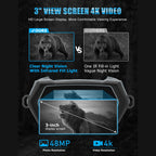 True 4K Mini Night Vision Infrared Binoculars - NV600-X
