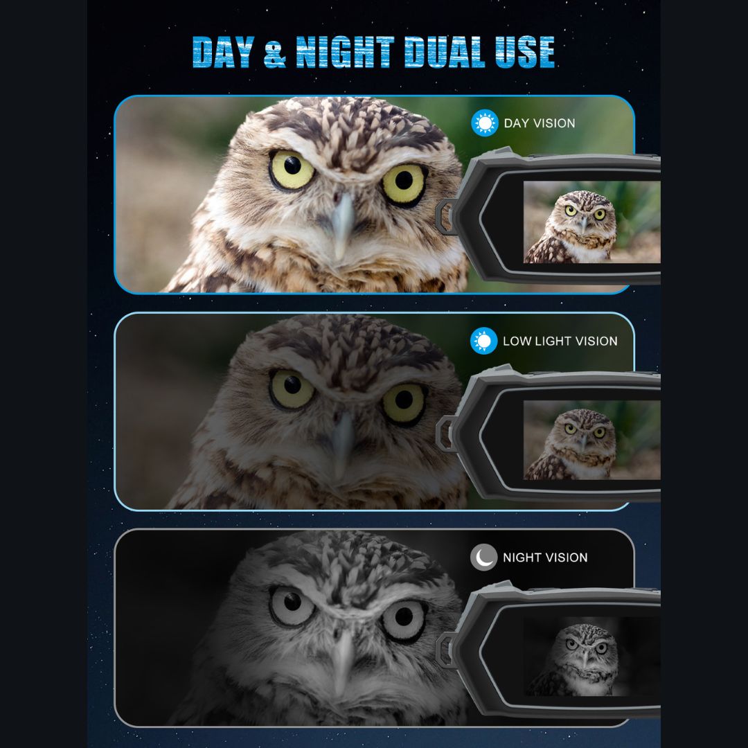 True 4K Mini Night Vision Infrared Binoculars - NV600-X