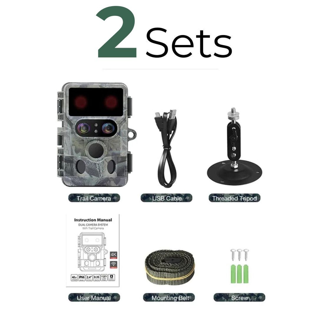 Best solar powered trail camera- 2 sets