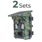 Wireless solar cameras- 2 sets