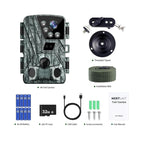 Wildkamera mit Infrarot-Nachtsicht und Quad-Objektiv 4K – Nextbait 4DX 
