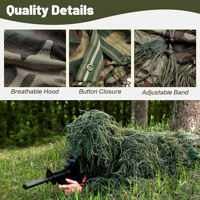 Ghillie Suit For Archery Hunting