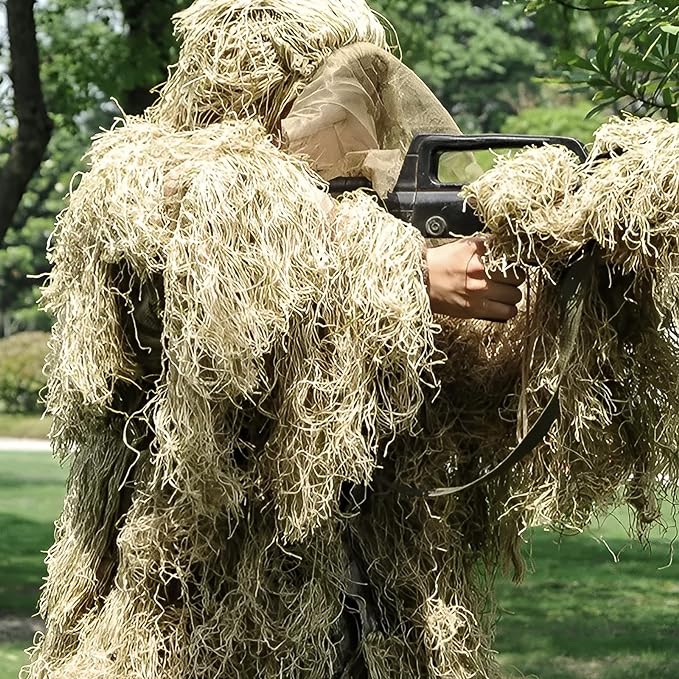 5Pcs  Ghillie Suit