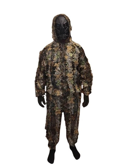 3D Leaf Ghillie Suit for Camouflage and Concealment