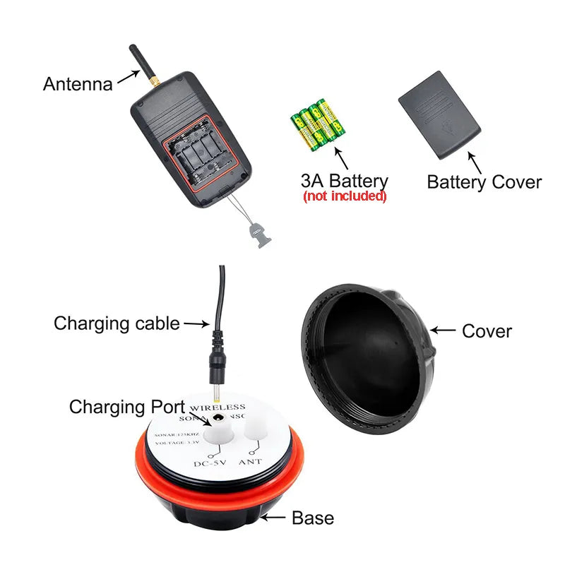 Wireless fishing finder