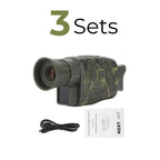 Seize the advantage in the wild with the best monocular for hunting, available in 3 sets, featuring a rugged camouflage design, digital night vision, and a user-friendly interface for superior field performance.