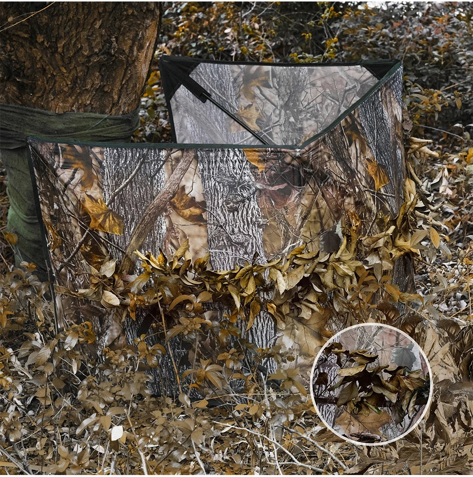 Quick Setup 3-Panel Hunting Blind - Portable Pop Up Ground Blind