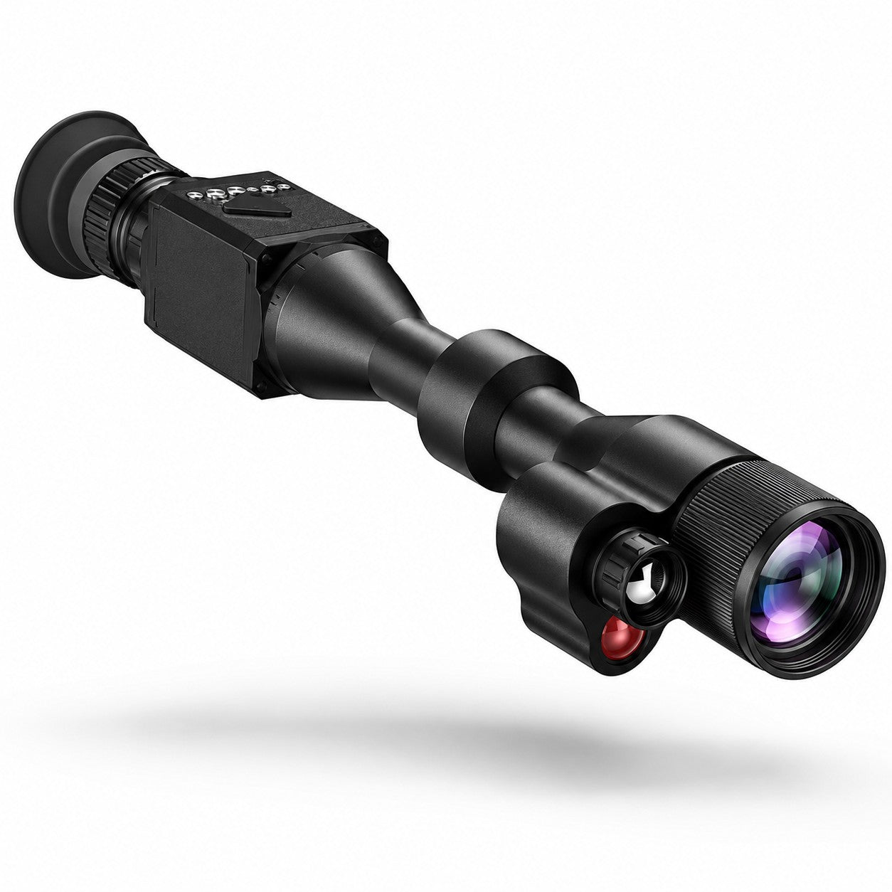 NEXTBAIT XM 4 Fusion thermal and night vision scope featuring a high-definition objective lens, integrated thermal sensor, and rugged aluminum housing.