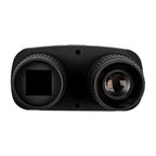 Close-up view of NEXTBAIT NV-380 Night Vision Binoculars lenses showing high-precision optics and 6X digital zoom — best binoculars for animal watching and wildlife observation.