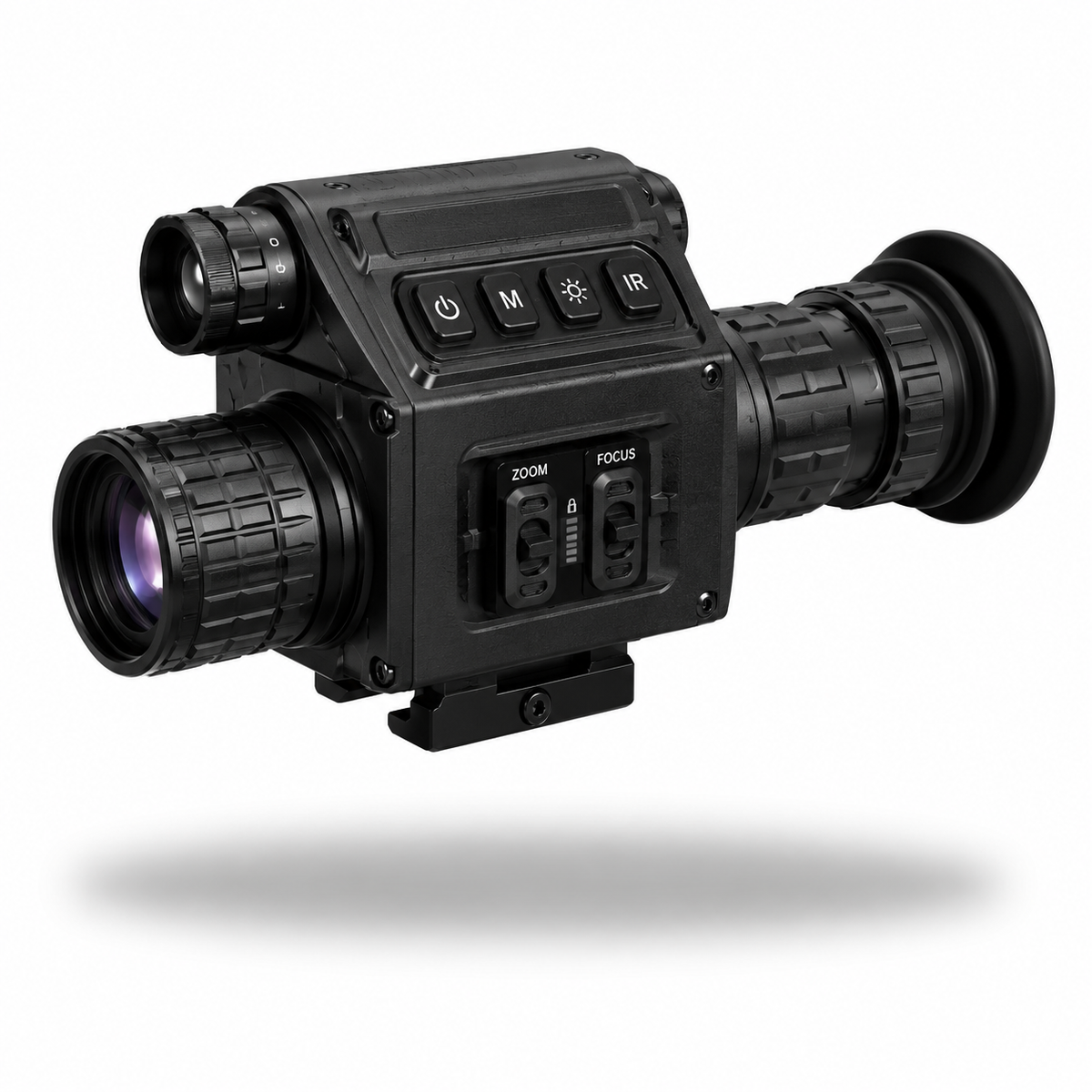 NEXTBAIT XM 3.5 digital night vision scope with standalone rifle scope capability, handheld monocular functionality, infrared targeting, HD optics, and tactical design for hunting, surveillance, and low-light outdoor adventures.
