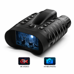 NV-550R Sentinel 4K night vision binoculars capturing 4K video and high resolution photos for hunting wildlife observation and nighttime exploration