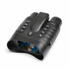 NV-550R Sentinel night vision binoculars showing wildlife observation on the HD display screen for nighttime hunting and outdoor exploration