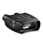 A sleek and modern design of the best binoculars for hunting, featuring a black body with intricate detailing for grip and multiple buttons for various functionalities, ensuring a clear and precise view of distant objects during hunting.